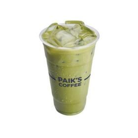 상품 이미지: (빽다방) 녹차라떼(ICED)