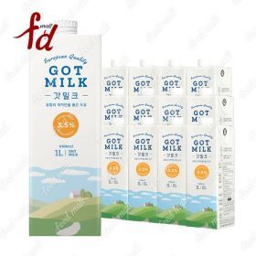 상품 이미지: 갓밀크 멸균우유 1L x (12개입)