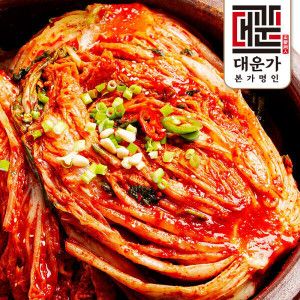 상품 이미지: (신선집중) 본가명인 국내산 포기김치 배추김치 4kg 전재료 100% 국산 해남배추 갓담은 김장 김치