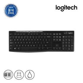상품 이미지: 로지텍코리아 공식 로지텍 K270 Wireless 무선키보드 스마일캐쉬 1% 지급