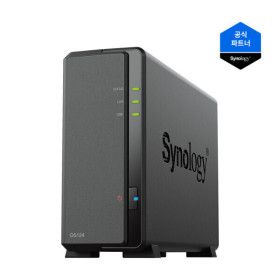 상품 이미지: DS124 정품 Nas스토리지 1BAY 4TB(4TB X1) (초기설정+원격지원무료) WD RED NAS HDD 장착/공식인증점