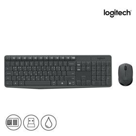 상품 이미지: 로지텍코리아 정품 MK235 무선 콤보 키보드 마우스 세트 한글 자판 수신기 포함