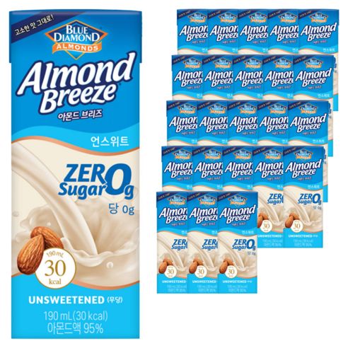 상품 이미지: 아몬드브리즈 언스위트, 190ml, 24개