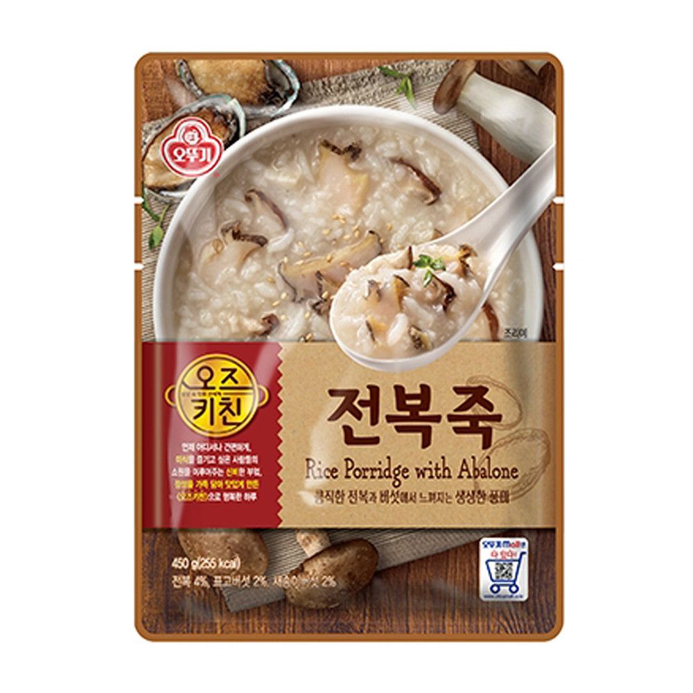 상품 이미지: [4개 이상 25% 할인] 오뚜기 오즈키친 전복죽 450g 외 7종