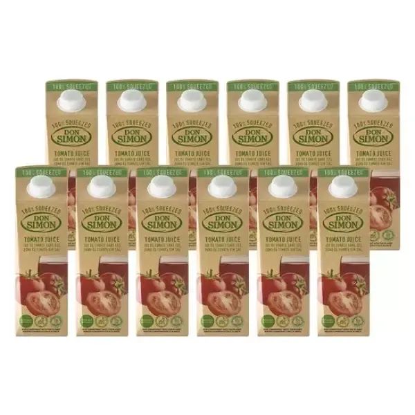 상품 이미지: [TVLIVE] 스페인1등 돈시몬 100 토마토주스 1L12팩