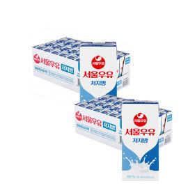 상품 이미지: 서울우유 저지방 멸균우유 200ml x 24입+24입 (2박스)