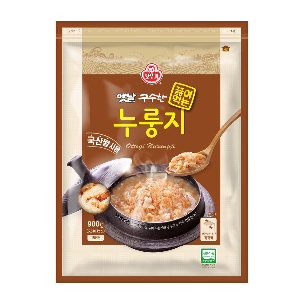 상품 이미지: 오뚜기 옛날 구수한 끓여먹는 누룽지 국산 900g