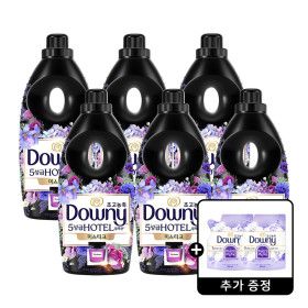 상품 이미지: 다우니 섬유유연제 향수컬렉션미스티크 1L 6개 +화이트머스크200mL2개