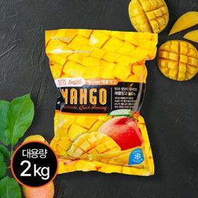 상품 이미지: IQF공법 속살만 발라 낸 프리미엄 냉동 애플망고 페루산 1kg 2팩 (총 2kg)