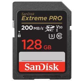 상품 이미지: SD카드 128GB 128기가 Extreme Pro V30 니콘 캐논 카메라 메모리 정품 샌디스크 공식대리점