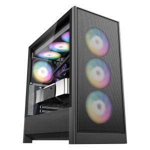 상품 이미지: :데이븐 DAVEN D7 Mesh 세븐팬 컴퓨터 PC 케이스 (블랙)