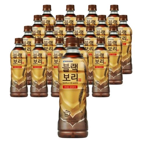 상품 이미지: 하이트진로 블랙보리 오리지널, 520ml, 20개