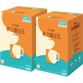 상품 이미지: (태풍몰)맥심슈프림골드 커피믹스 170Tx2개/2세트구매시 1000원 할인X넉넉한 유통기한