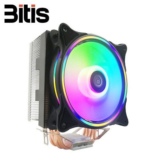 상품 이미지: 비티즈 T400 RGB LED CPU 쿨러 공랭쿨러 인텔 AMD 겸용