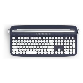 상품 이미지: 엑토 레트로 블루투스 키보드B503 네이비 키스킨 증정