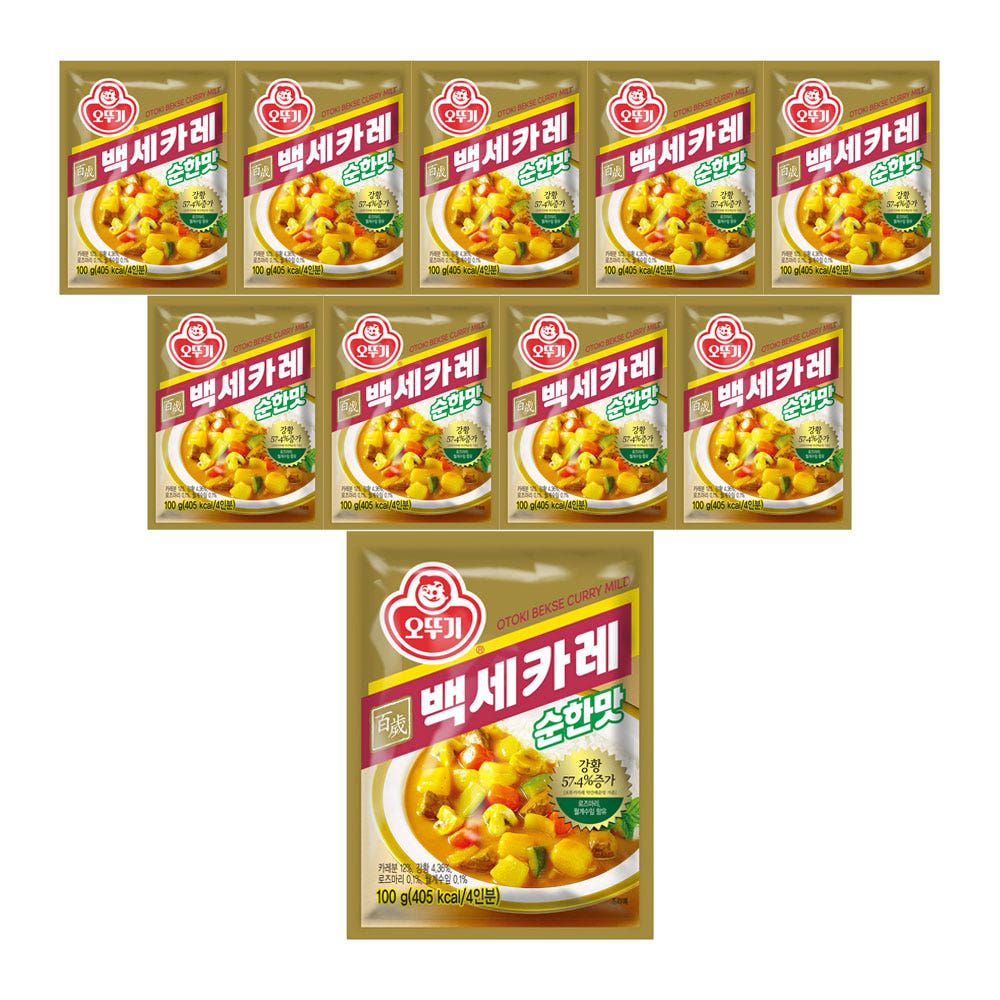 상품 이미지: 오뚜기 백세카레 순한맛, 100g, 10개