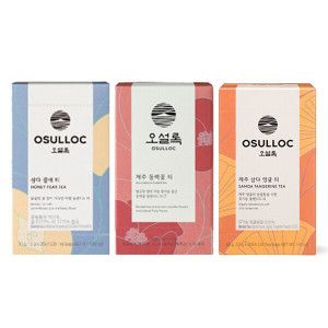 상품 이미지: 오설록 베스트 티 3종 세트 60입  (삼다꿀배티+제주동백꽃+삼다영귤티)