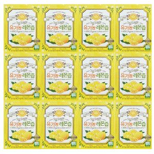 상품 이미지: 제주농장 1일1레몬 유기농 레몬즙 20g x 14포 12박스