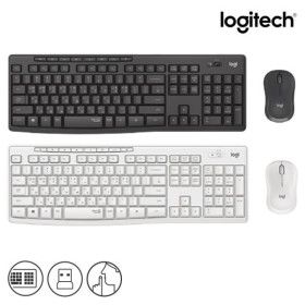 상품 이미지: 로지텍코리아 정품 MK295 무소음 무선 콤보 키보드 마우스 세트 한글 자판