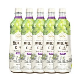 상품 이미지: 쁘띠첼 미초 청포도 900ml 5개