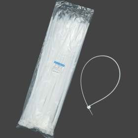 상품 이미지: 케이블타이 10x550mm 100개입 나일론 케이블 타이 선정리 화이트 전선 정리 밴드 묶음 플라스틱 고정용