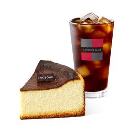 상품 이미지: (투썸플레이스) 바스크 치즈 케이크 (고르곤졸라) 피스 + 아메리카노 R