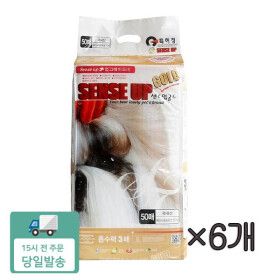 상품 이미지: 도그씨 센스업 골드패드 50매 x 6개 강아지 패드 애견패드