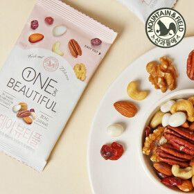 상품 이미지: (현대홈쇼핑)산과들에 원데이뷰티풀 100봉 낱봉 / 피칸 / 하루견과 / 견과간식