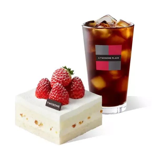 상품 이미지: [투썸플레이스] 떠먹는 화이트 스초생 + 아메리카노 R