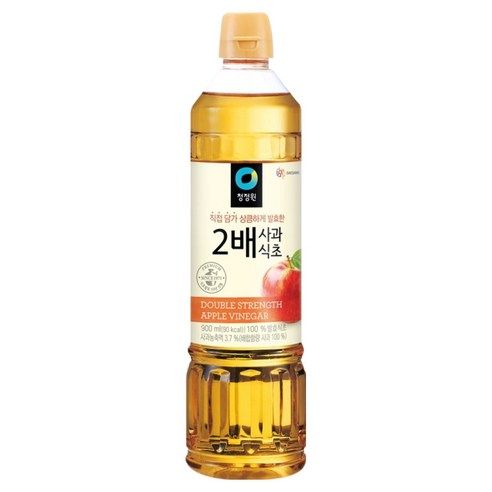 상품 이미지: 청정원 2배 사과식초, 900ml, 1개