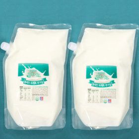 상품 이미지: 산지직송 수제요거트 무가당 플레인요거트 2000ml 2팩 (중원목장 산지직송)