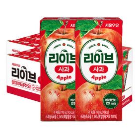 상품 이미지: 리이브 사과 190ml x 48입(24입+24입)