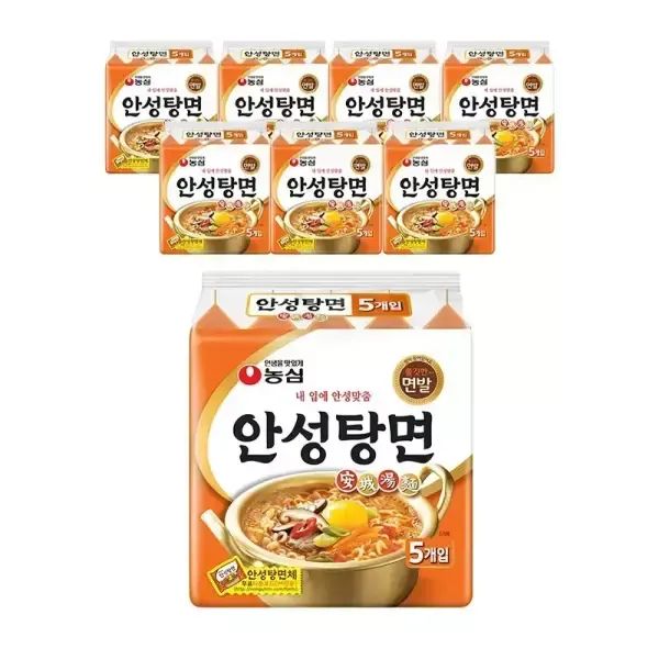 상품 이미지: 농심 안성탕면 125g, 40개