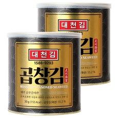 상품 이미지: 대천김 곱창김 캔, 30g, 2개