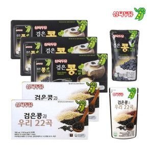 상품 이미지: 삼육두유 검은콩과 칼슘 60팩+검은콩과 우리22곡 40팩  총100팩