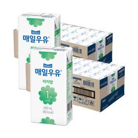 상품 이미지: 매일 멸균우유 저지방 1프로 200ML 48팩