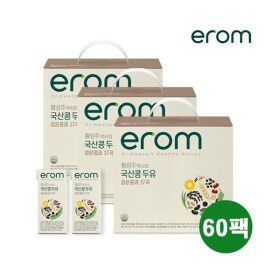 상품 이미지: 이롬 황성주박사의 국산콩 두유 검은콩 17곡 60팩(190ml20팩3박스)