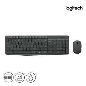 상품 이미지: 로지텍 MK235 무선 키보드 마우스세트 정품 키스킨포함