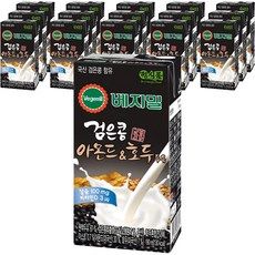 상품 이미지: 베지밀 검은콩 아몬드 앤 호두 두유, 190ml, 16개