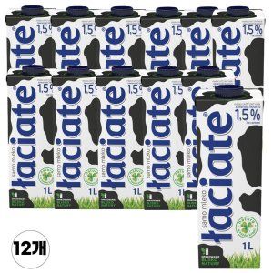 상품 이미지: 와치아테 수입멸균우유 저지방 1.5% 1L 12입