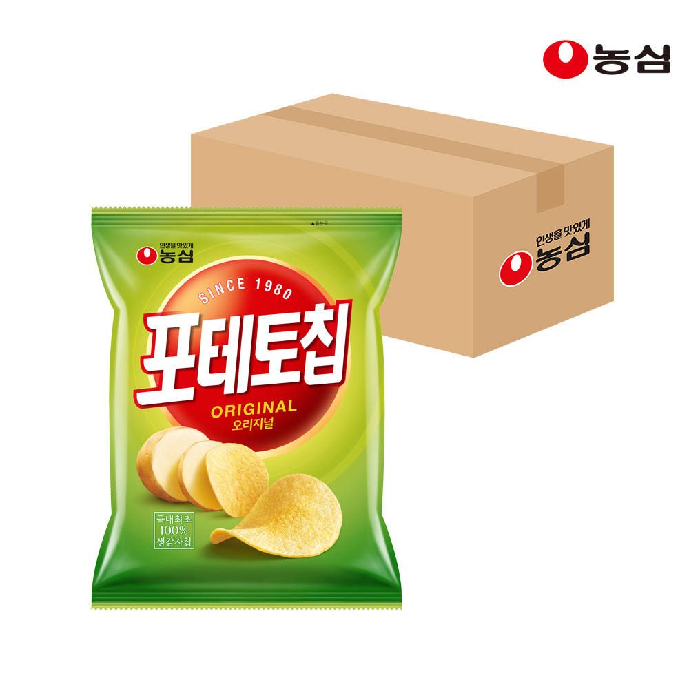 상품 이미지: 농심 포테토칩 오리지널 60g, 20개