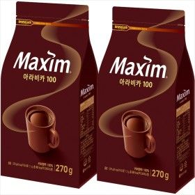 상품 이미지: 맥심 아라비카 리필커피 270gx2개/2세트구매시 1000원 할인X넉넉한 유통기한