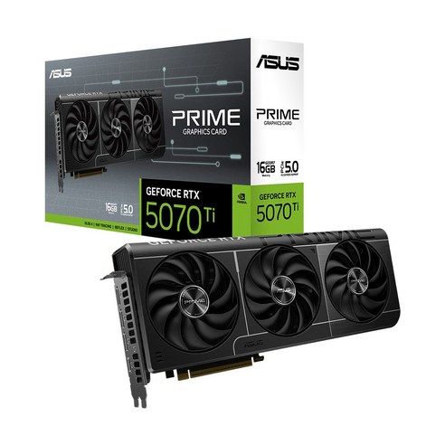 상품 이미지: 에이수스 ASUS PRIME 지포스 RTX 5070 Ti OC D7 16GB 인텍앤컴퍼니