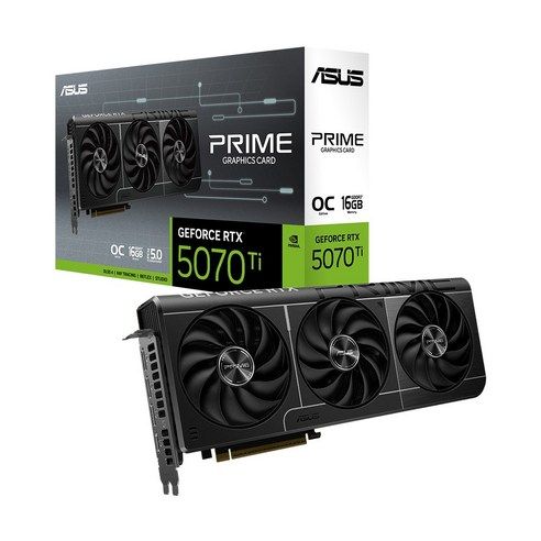 상품 이미지: 에이수스 ASUS PRIME 지포스 RTX 5070 Ti OC D7 16GB 인텍앤컴퍼니