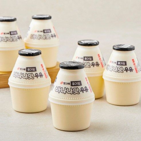 상품 이미지: 바나나맛우유 무가당, 6개, 240ml