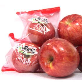 상품 이미지: 껍질째먹는 세척사과(4KG 24과)/아침사과 보약 / 22~25입 내외