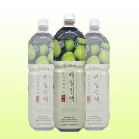 상품 이미지: 유나인베이스 매실진액  1.5L x 8개 / 과일원액 희석음료 유나인