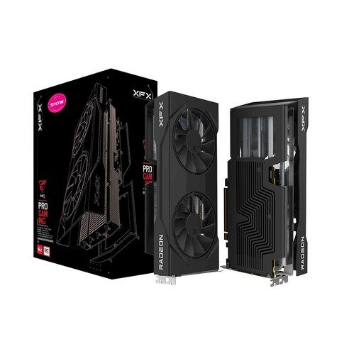 상품 이미지: XFX 라데온 RX 9060 XT SWIFT DUAL OC D6 16GB AMD 그래픽카드