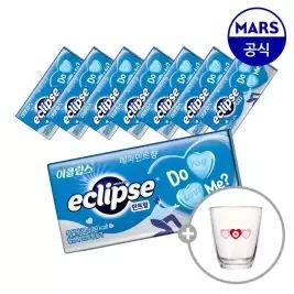 상품 이미지: 이클립스 캔디 한정판 하트틴 34gx8개입 +증정 (엠앤엠즈 유리컵 1개