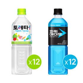 상품 이미지: (현대홈쇼핑)토레타 900ml PET 12개+파워 마운틴블라스트 900ml PET 12개